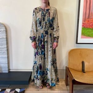 Warm brand printed cotton dress